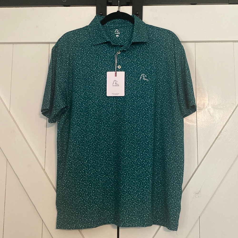 NWT Rhoback Mulligan Polo - size M